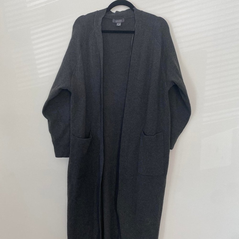 PRIMARK Dark Grey Duster with Pockets